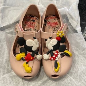 Mini Melissa Mickey Minnie Mouse Toddler Shoes Size 8